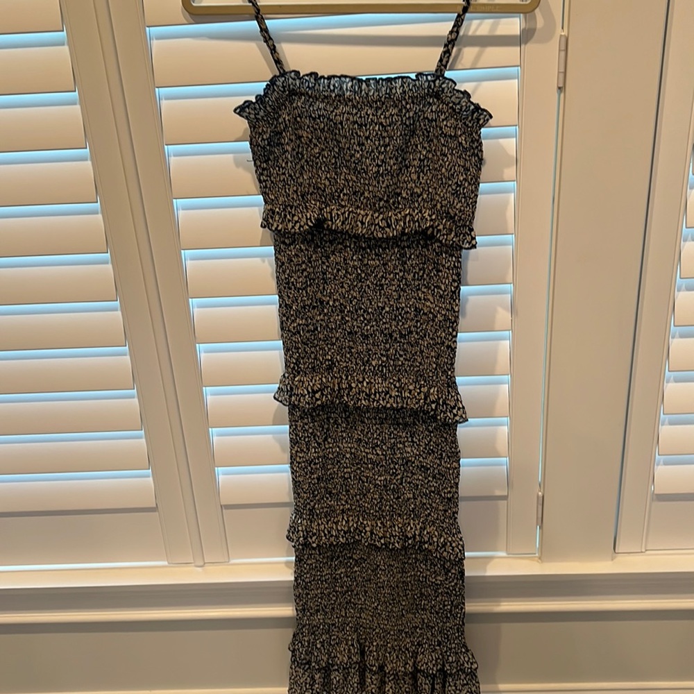 Smock midi dress